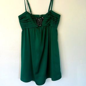 Emerald Green BCBG cocktail dress